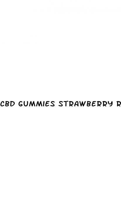 cbd gummies strawberry rings