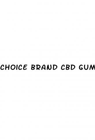 choice brand cbd gummies