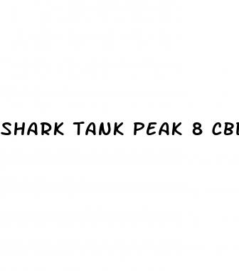 shark tank peak 8 cbd gummies