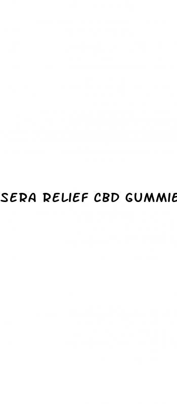 sera relief cbd gummies cost