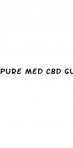 pure med cbd gummies