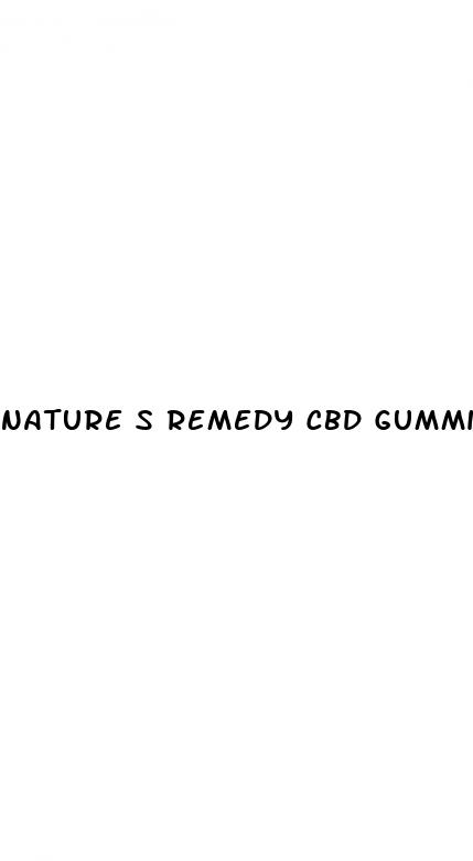 nature s remedy cbd gummies bears