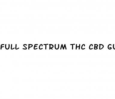 full spectrum thc cbd gummies