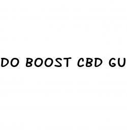 do boost cbd gummies really work