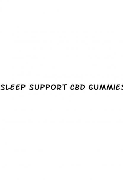 sleep support cbd gummies