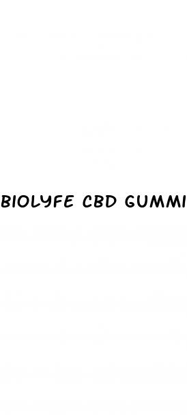 biolyfe cbd gummies penis