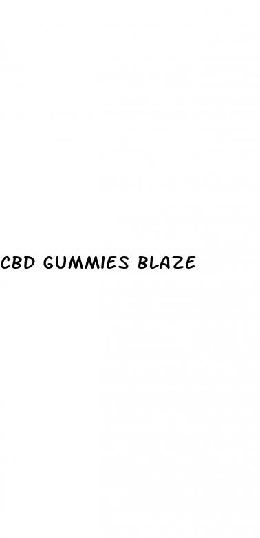 cbd gummies blaze