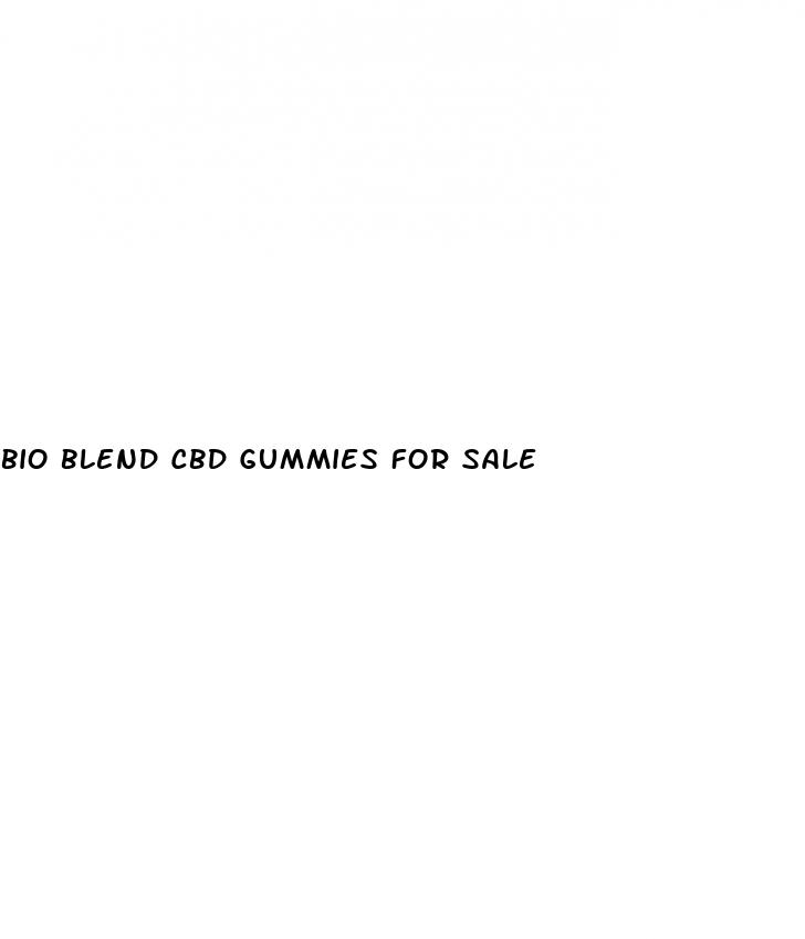 bio blend cbd gummies for sale