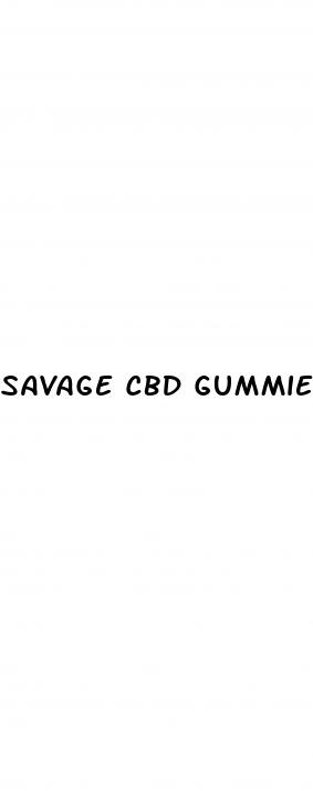 savage cbd gummies review