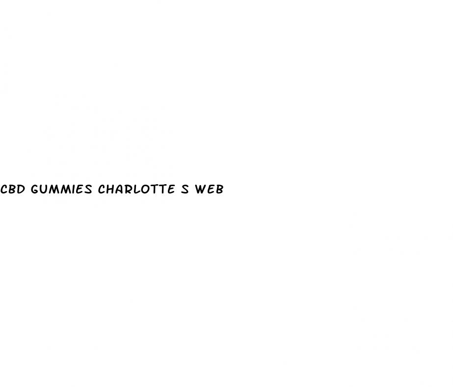 cbd gummies charlotte s web