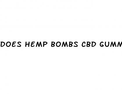 does hemp bombs cbd gummies have thc