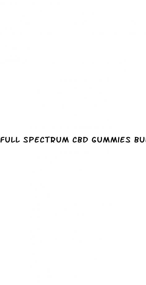 full spectrum cbd gummies bulk