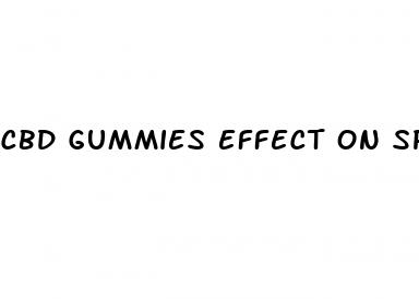 cbd gummies effect on sperm