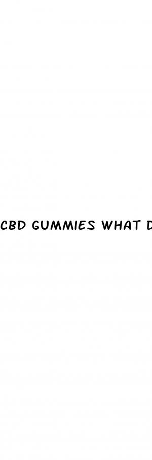 cbd gummies what do they feel like