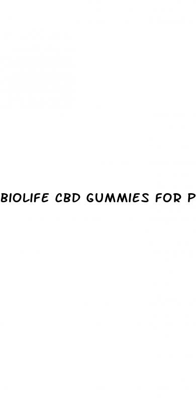 biolife cbd gummies for penile growth