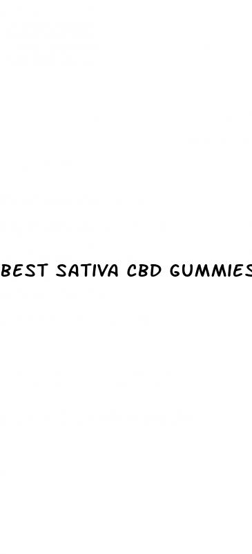 best sativa cbd gummies