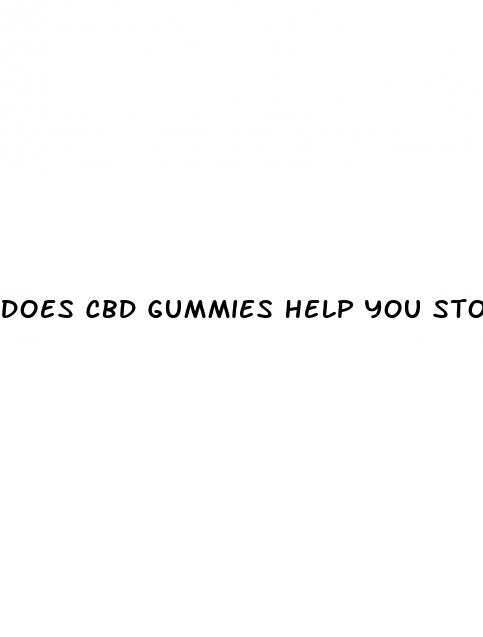 does cbd gummies help you stop smoking