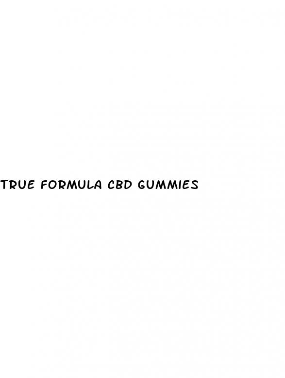 true formula cbd gummies