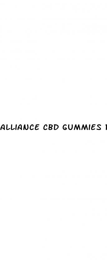 alliance cbd gummies reviews