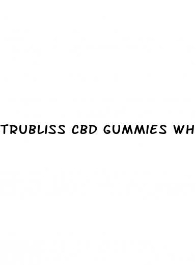 trubliss cbd gummies where to buy