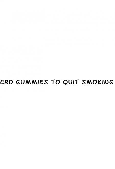 cbd gummies to quit smoking where to buy