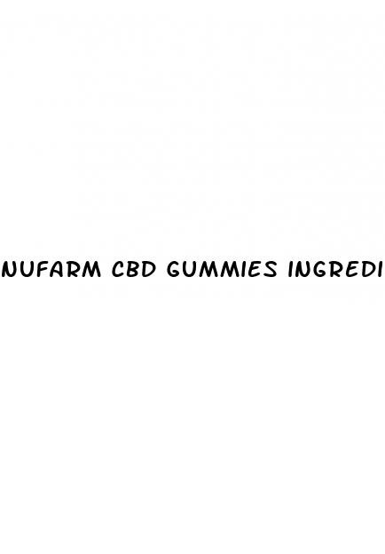 nufarm cbd gummies ingredients