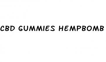 cbd gummies hempbomb