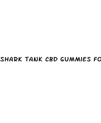 shark tank cbd gummies for memory