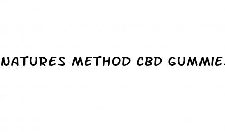 natures method cbd gummies