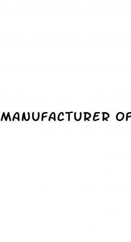 manufacturer of cbd gummies