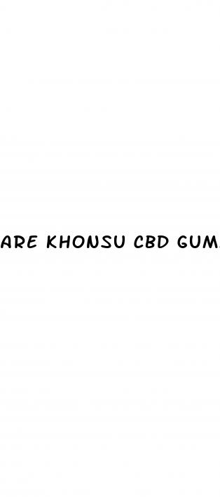 are khonsu cbd gummies legit