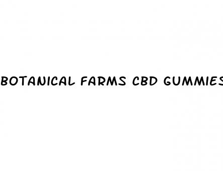 botanical farms cbd gummies customer service