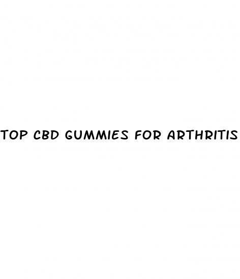 top cbd gummies for arthritis