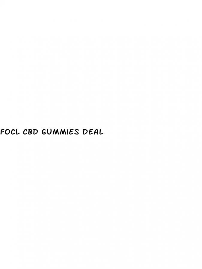 focl cbd gummies deal