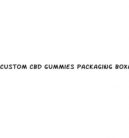 custom cbd gummies packaging boxes