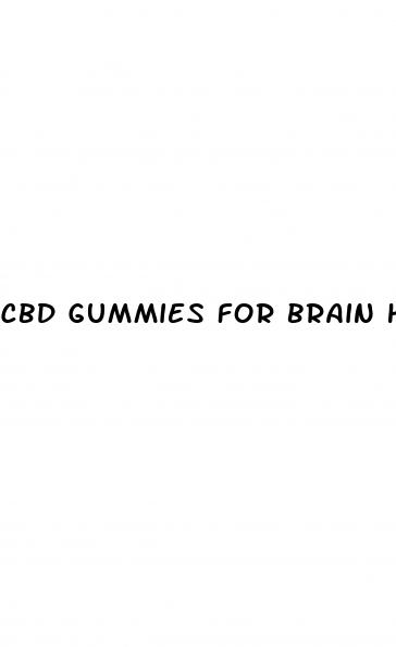 cbd gummies for brain health