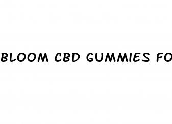 bloom cbd gummies for hair growth