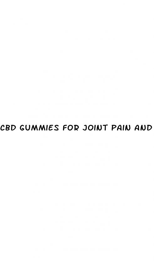 cbd gummies for joint pain and arthritis