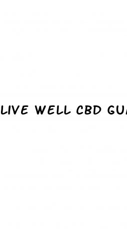 live well cbd gummies price