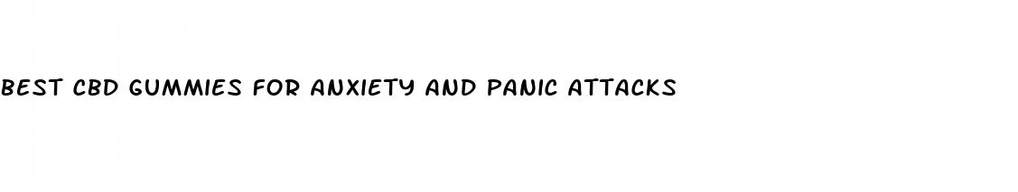 best cbd gummies for anxiety and panic attacks