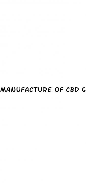 manufacture of cbd gummies in the united states