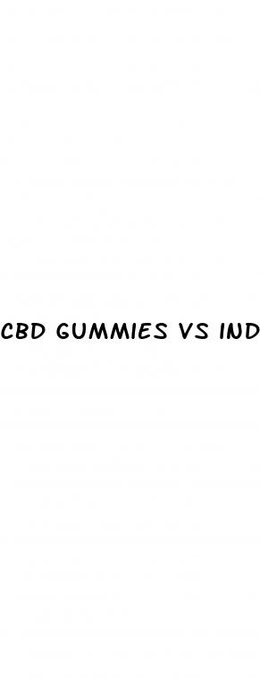 cbd gummies vs indica gummies