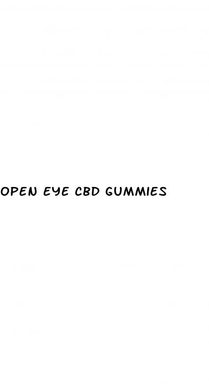 open eye cbd gummies