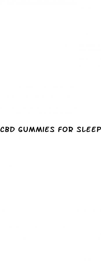 cbd gummies for sleep and inflammation