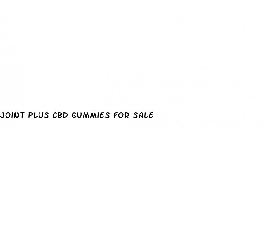 joint plus cbd gummies for sale