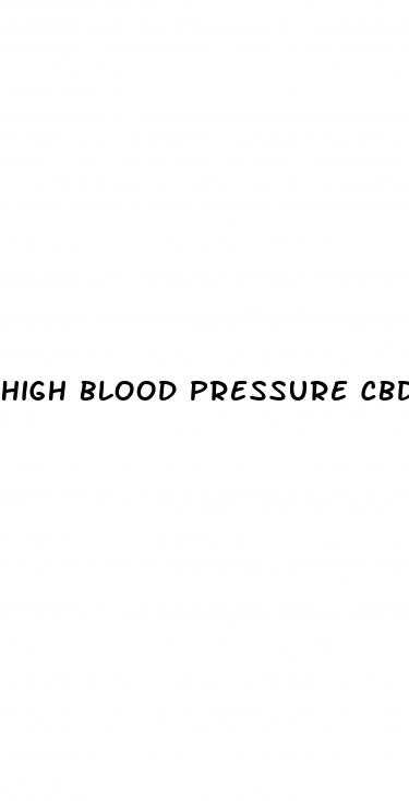 high blood pressure cbd gummies