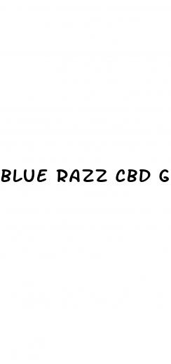 blue razz cbd gummies 125mg