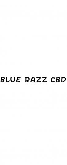 blue razz cbd gummies