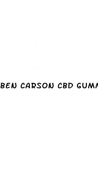 ben carson cbd gummies