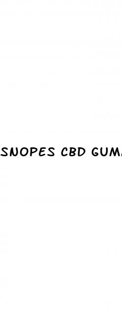 snopes cbd gummies